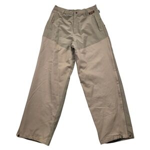Gamehide Brush Guard Hunting Pants Tan Mens XL Full Side Zip URP Waterproof